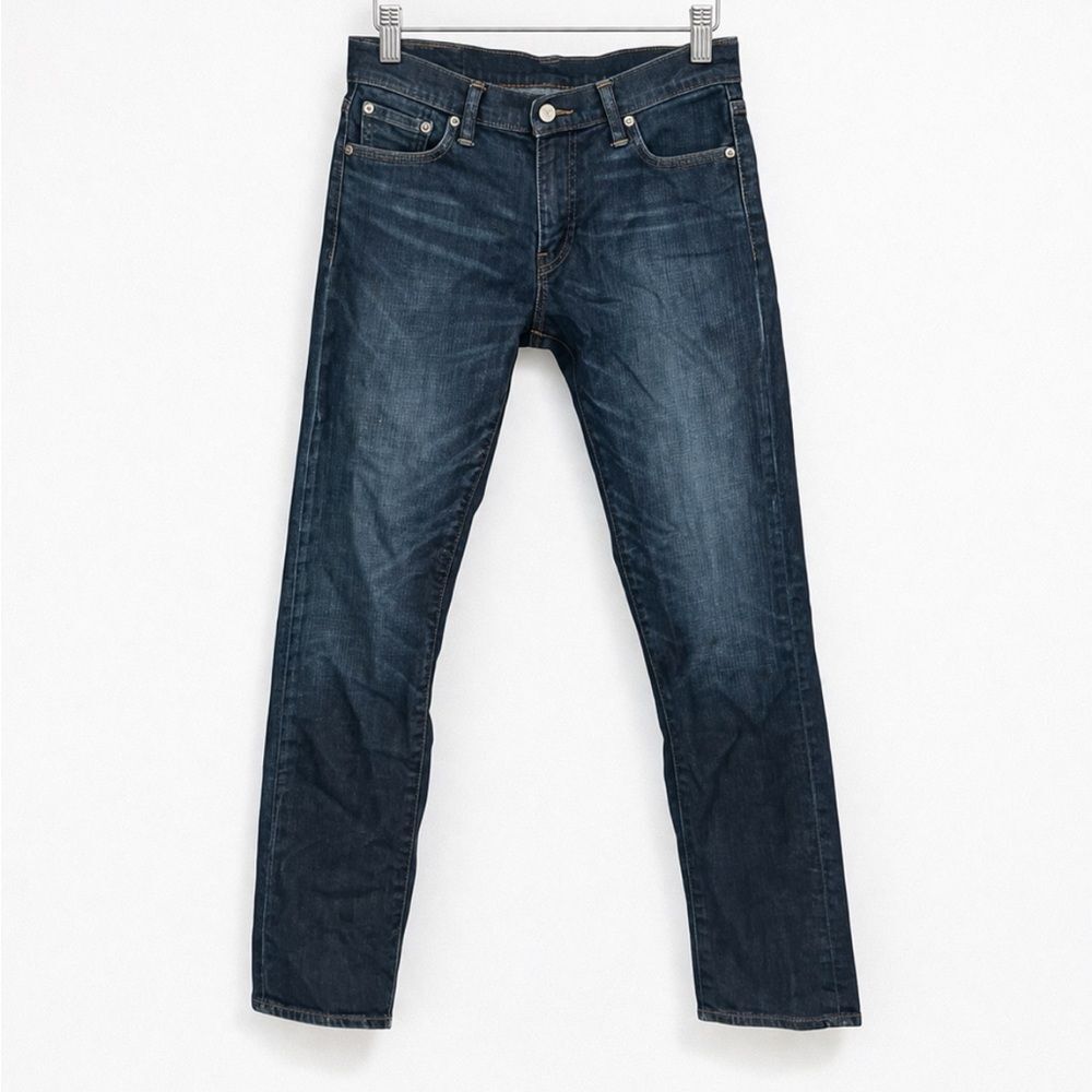 Levis 504 Straight Leg Jeans Mens 29x32 Medium Wash Stretch Denim Slim Fit Pant